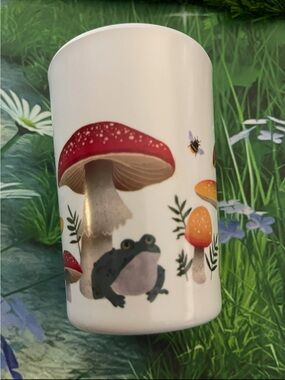 Place & Time Mushroom & Frog Tumbler – Woodland Cottagecore Design 🌿🍄🐸
